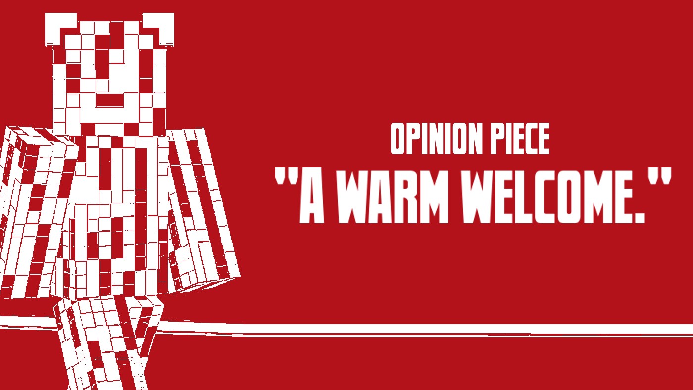 A warm welcome, as promised.